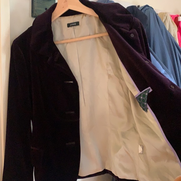 Vintage Jcrew Velvet blazer - Picture 2 of 3